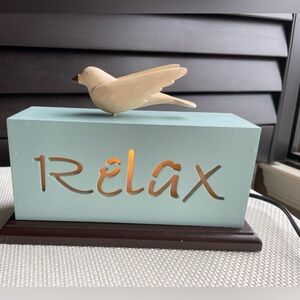 💥SALE💥 Nature Walk Relax Box Lamp New in Box